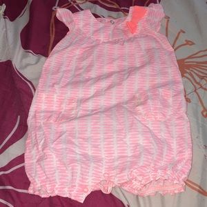 Pattern Neon Pink one piece